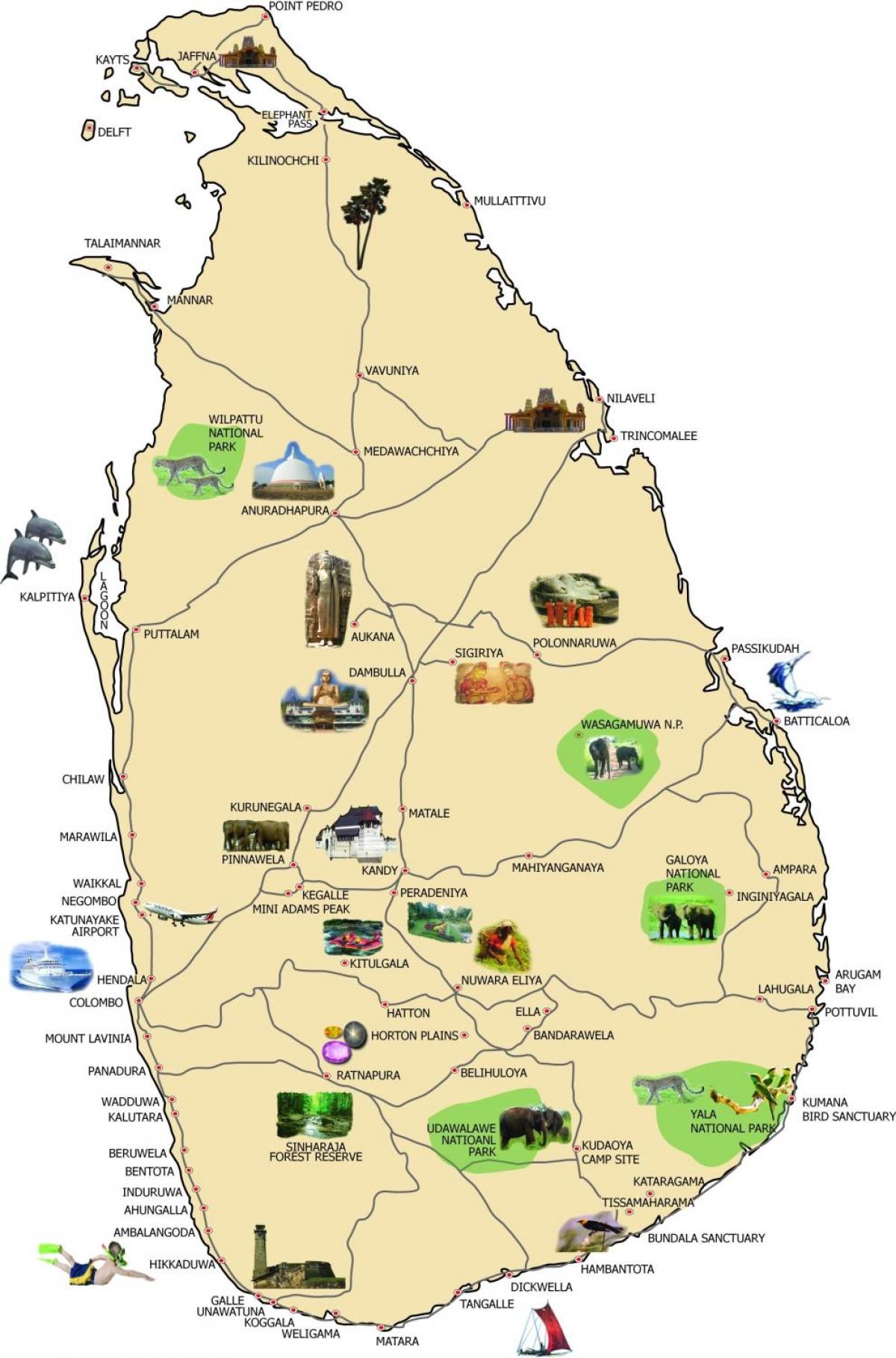 kaart bentota on Sri Lanka