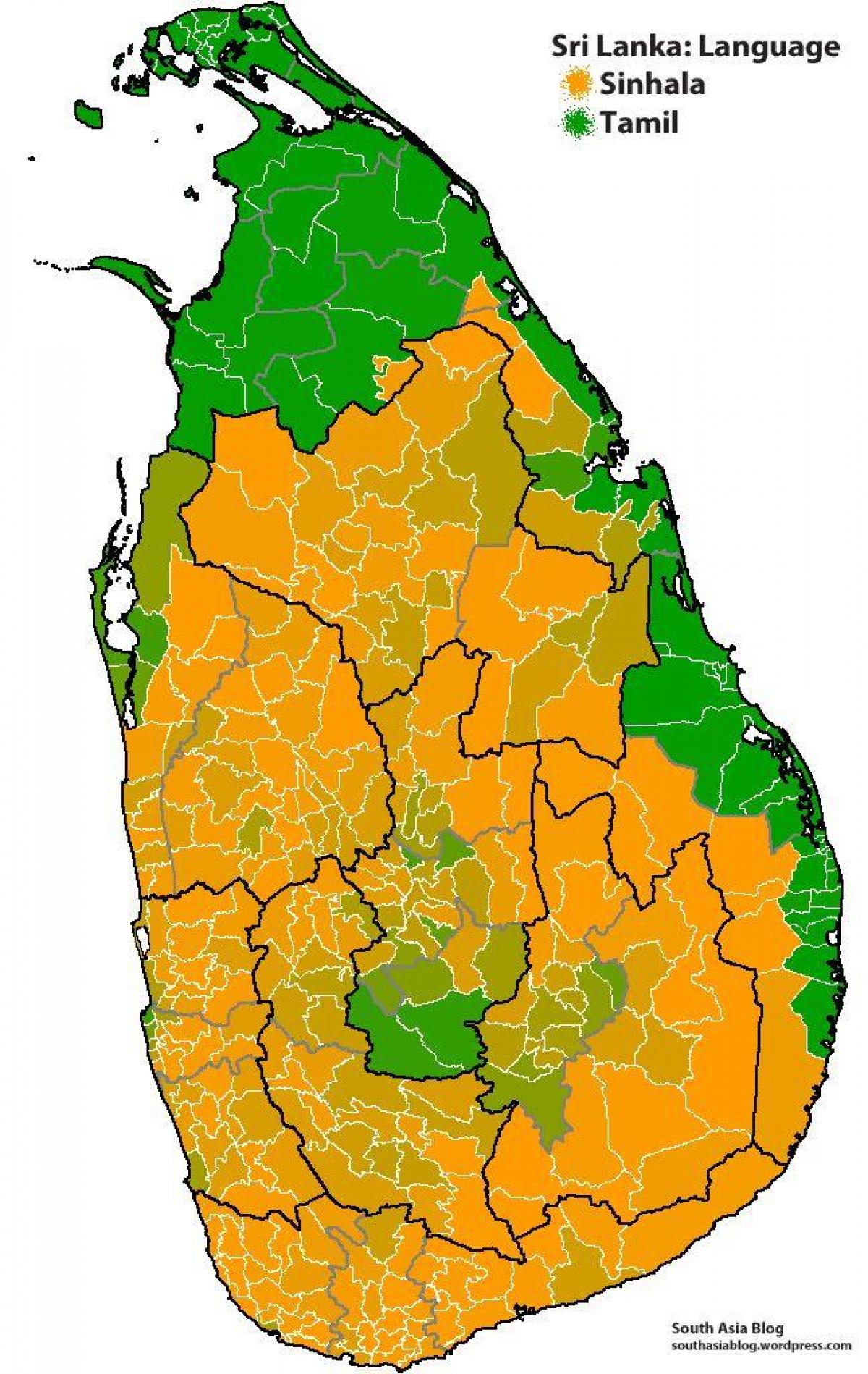 kaart Sri Lanka keel