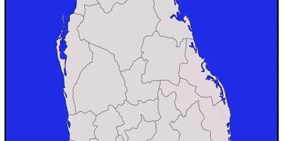 Kaart galle, Sri Lanka