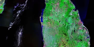 Kaart geoloogilise kaardi Sri Lanka