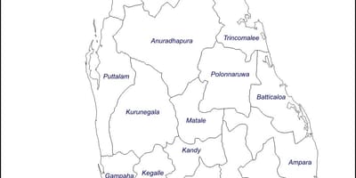 Sri Lanka kaardi joonistamine