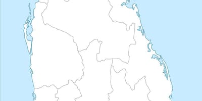 Kaart Sri Lanka nidan